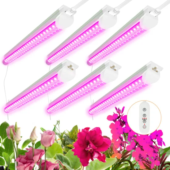 Светодиодный светильник для выращивания растений Jesled T8, подключаемая лампа полного спектра для выращивания растений в теплицах